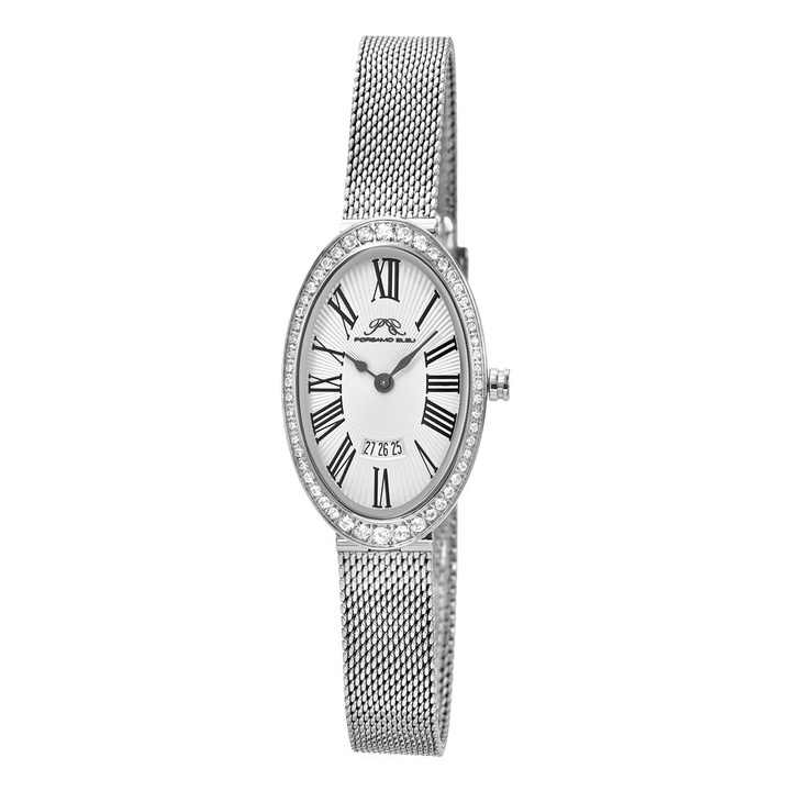 Photo: Porsamo Bleu Eloise Quartz White Dial Topaz Ladies Watch 1352AELS