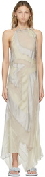 Acne Studios Grey Ben Quinn Edition Habotai Silk Dress