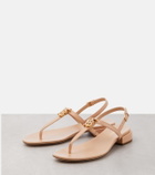 Burberry - Emily 20 leather thong sandals