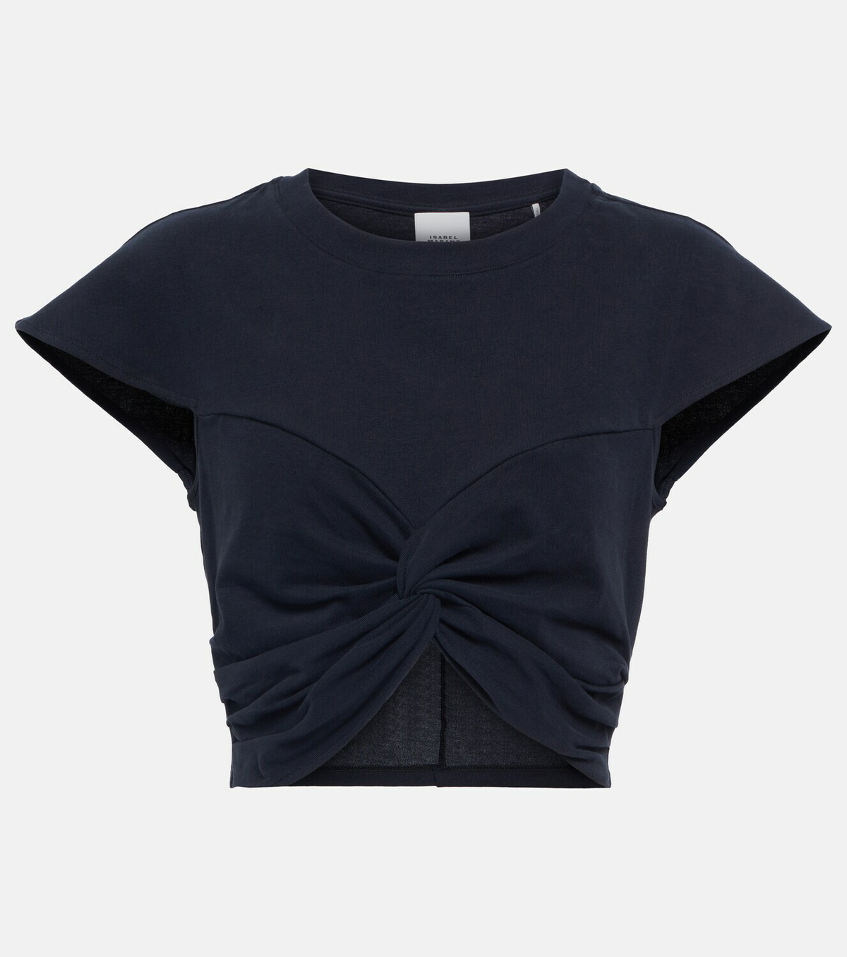 【Isabel Marant】 Zineaeコットンジャージクロップトップ Isabel Marant - Zineae cotton jersey crop top Isabel Marant