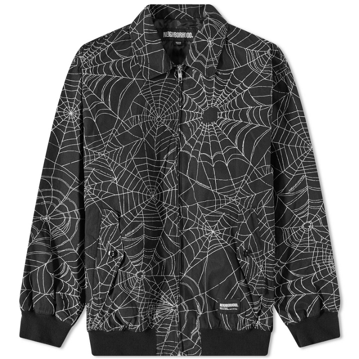 Photo: Neighborhood Men's Spiderweb Work Jacket in Black