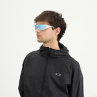 Oakley Neoforma Sunglasses in X-Silver/Prizm Deep Water Polarized 