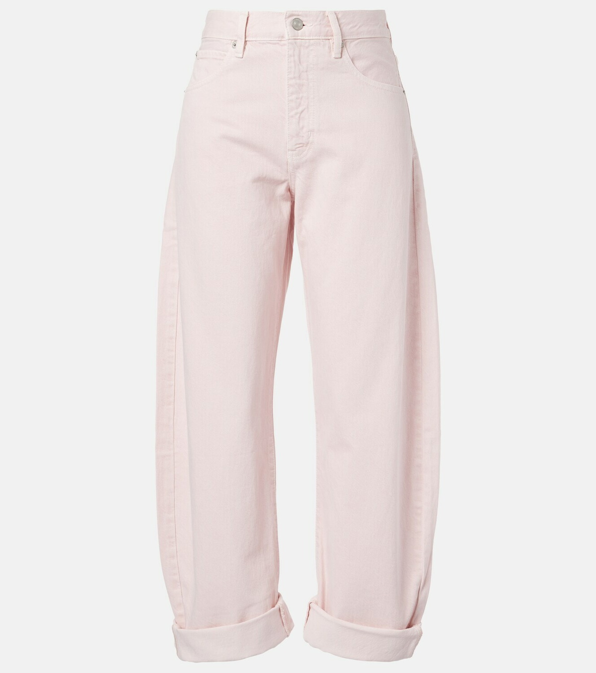 Frame Bubble barrel-leg jeans
