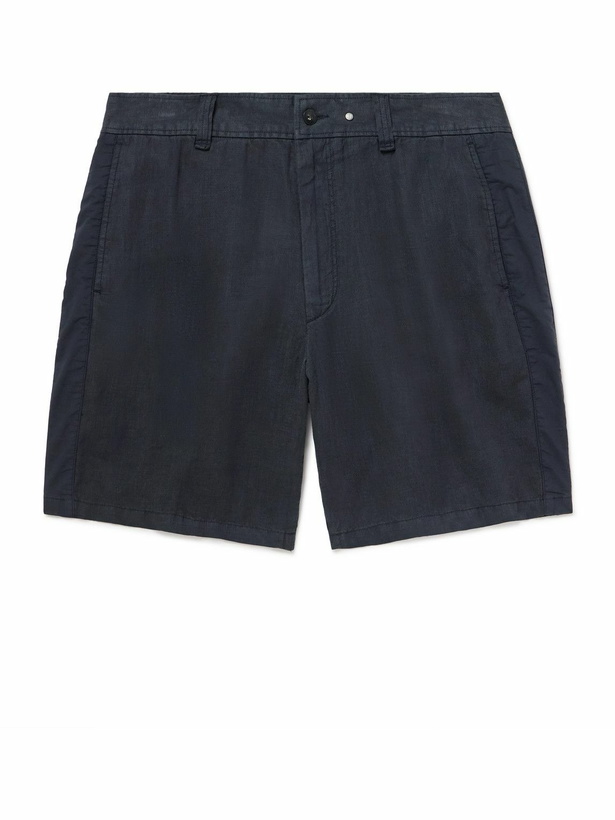 Photo: Rag & Bone - Haydon Straight-Leg Linen Shorts - Black