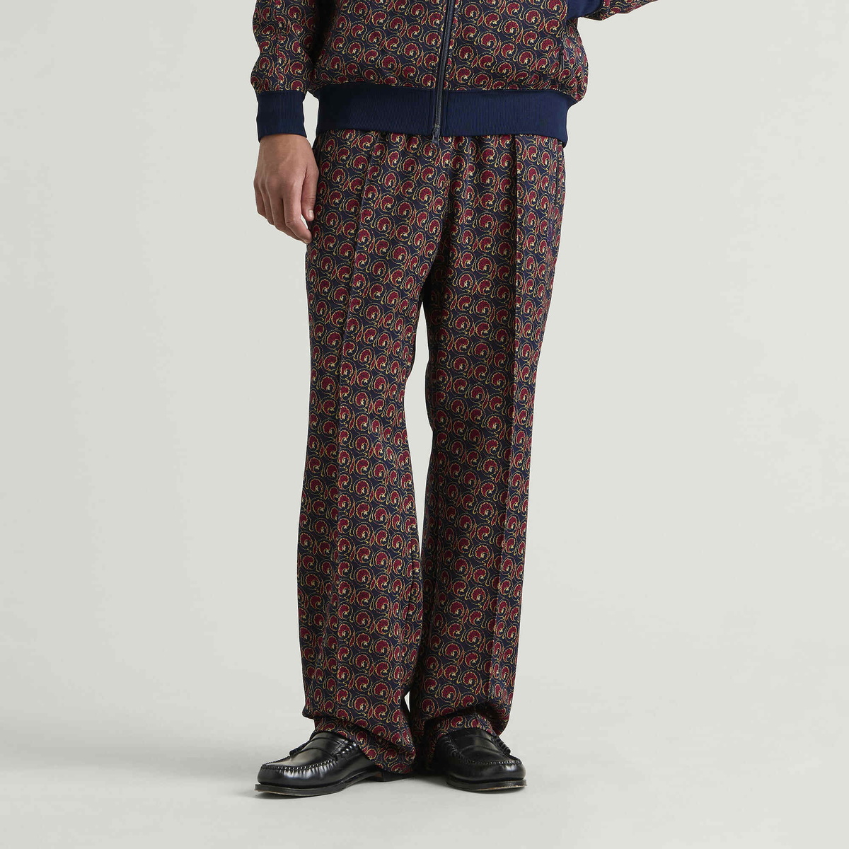 Needles Men's Poly Jacquard Track Pants in Vortex