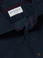 Purdey - Organic Cotton-Needlecord Shirt - Blue