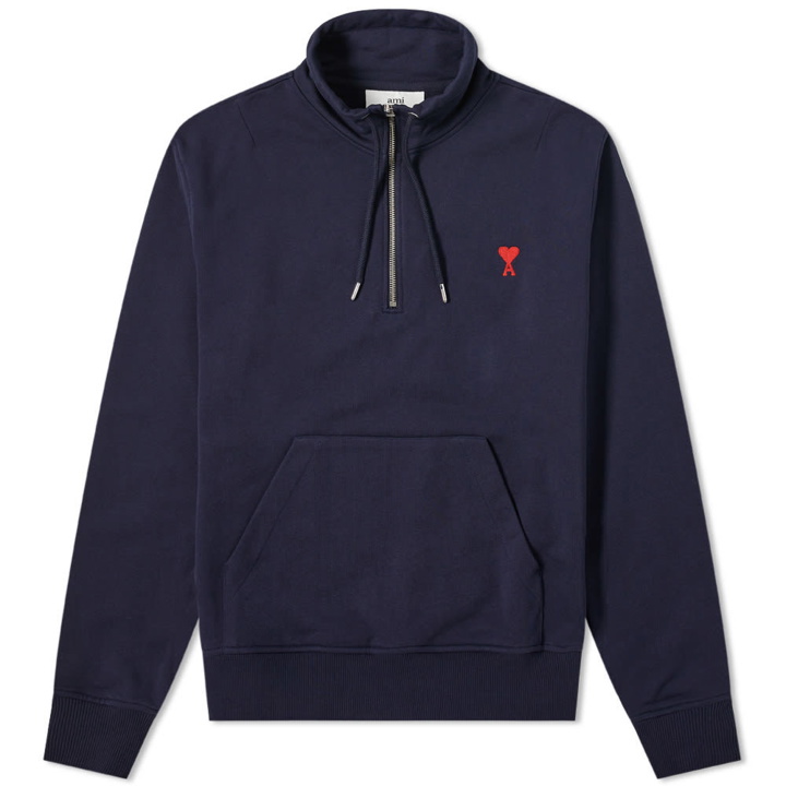 Photo: AMI Heart Drawstring Quarter Zip