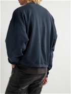 Enfants Riches Déprimés - Logo-Print Cotton-Jersey Sweatshirt - Blue