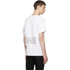 Rag and Bone White Wrap Around Logo T-Shirt
