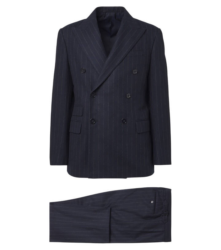 Photo: Ralph Lauren Purple Label Chalk stripe wool and cashmere suit