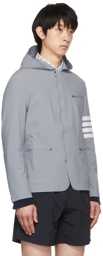 Thom Browne Grey Lightweight Tech Jacket
