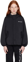 Palm Angels Kids Black Printed Jacket