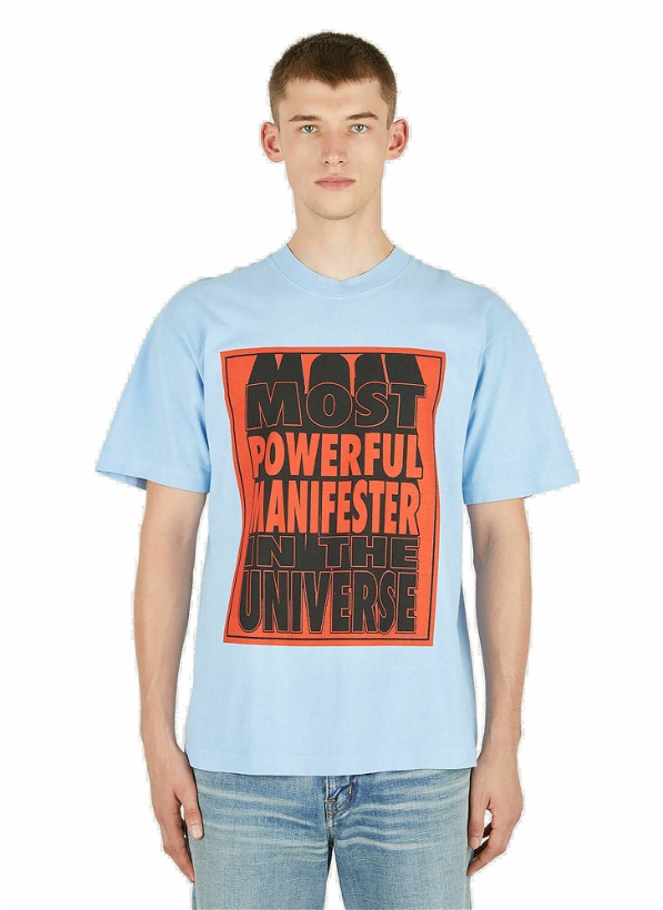 Photo: Most Powerful Raver T-Shirt in Light Blue