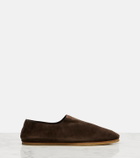 The Row Perrick suede ballet flats