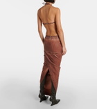 Rick Owens Denim bra top