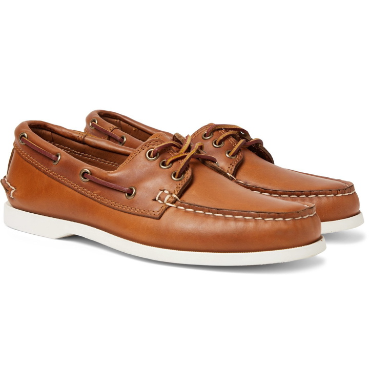 Photo: Quoddy - Downeast Leather Boat Shoes - Brown