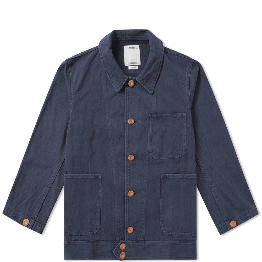 Visvim Benny O.V.N.D. Herringbone Jacket Blue Visvim