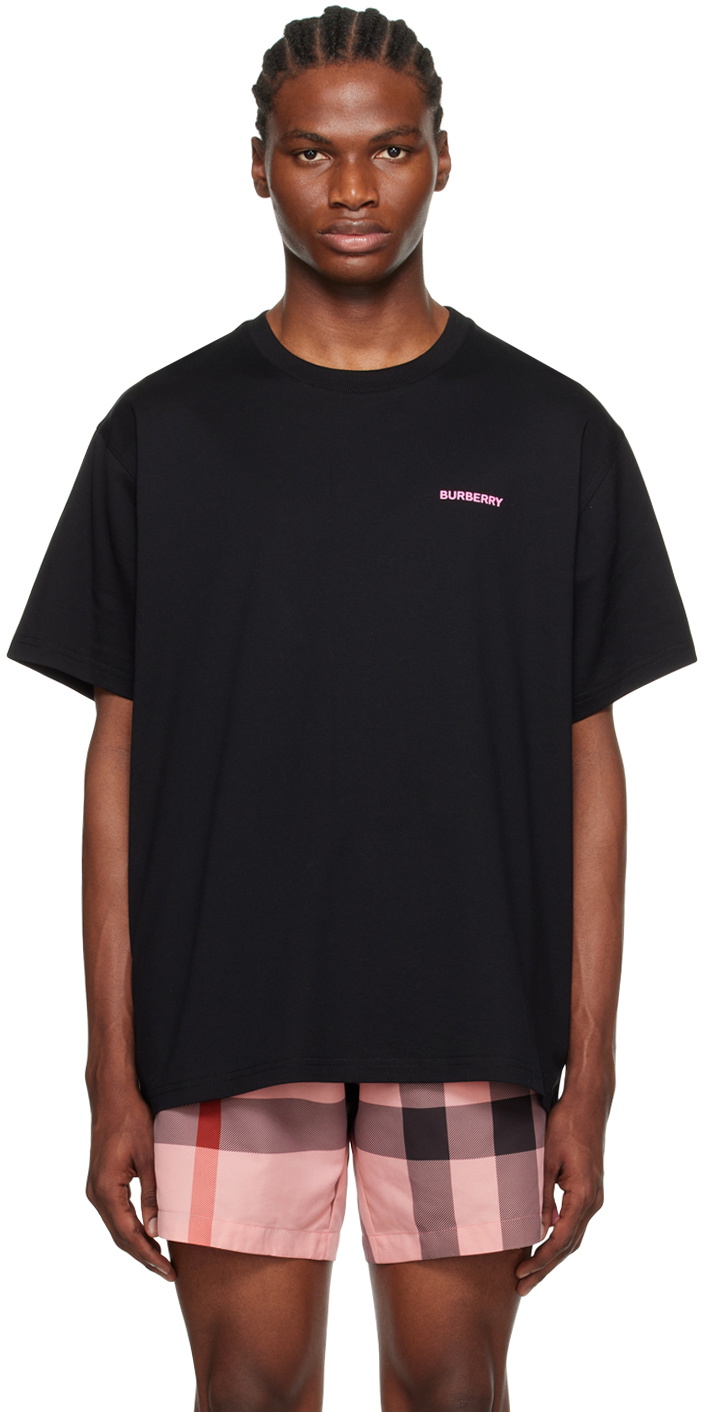 Burberry Black Oak Leaf Crest T-Shirt Burberry