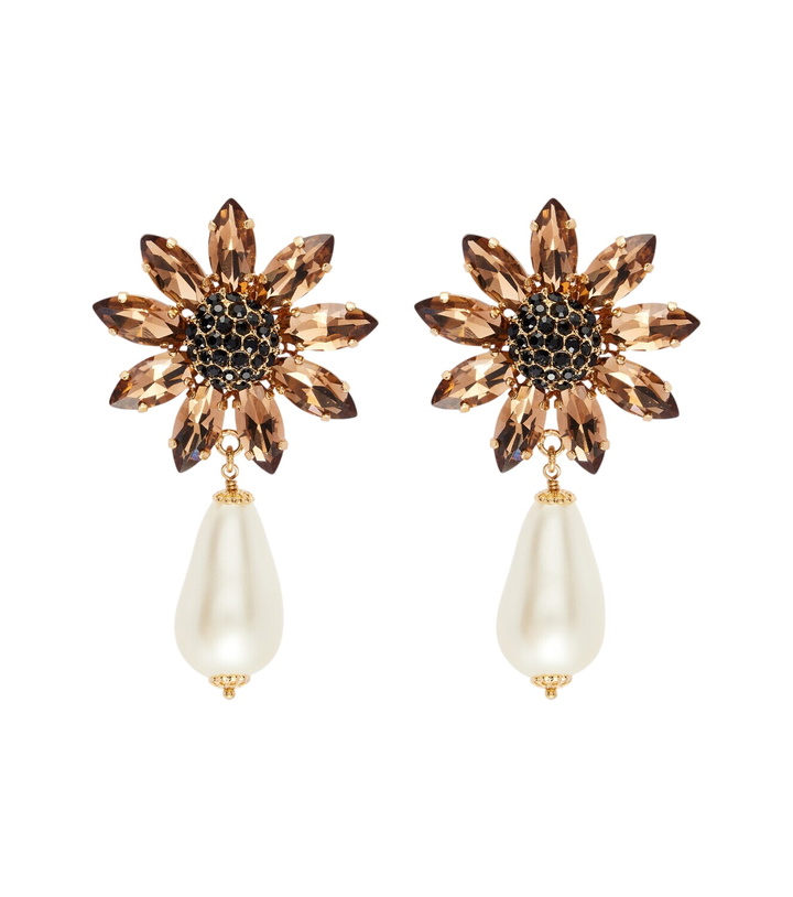 Photo: Dolce&Gabbana Re-Edition embellished clip-on earrings