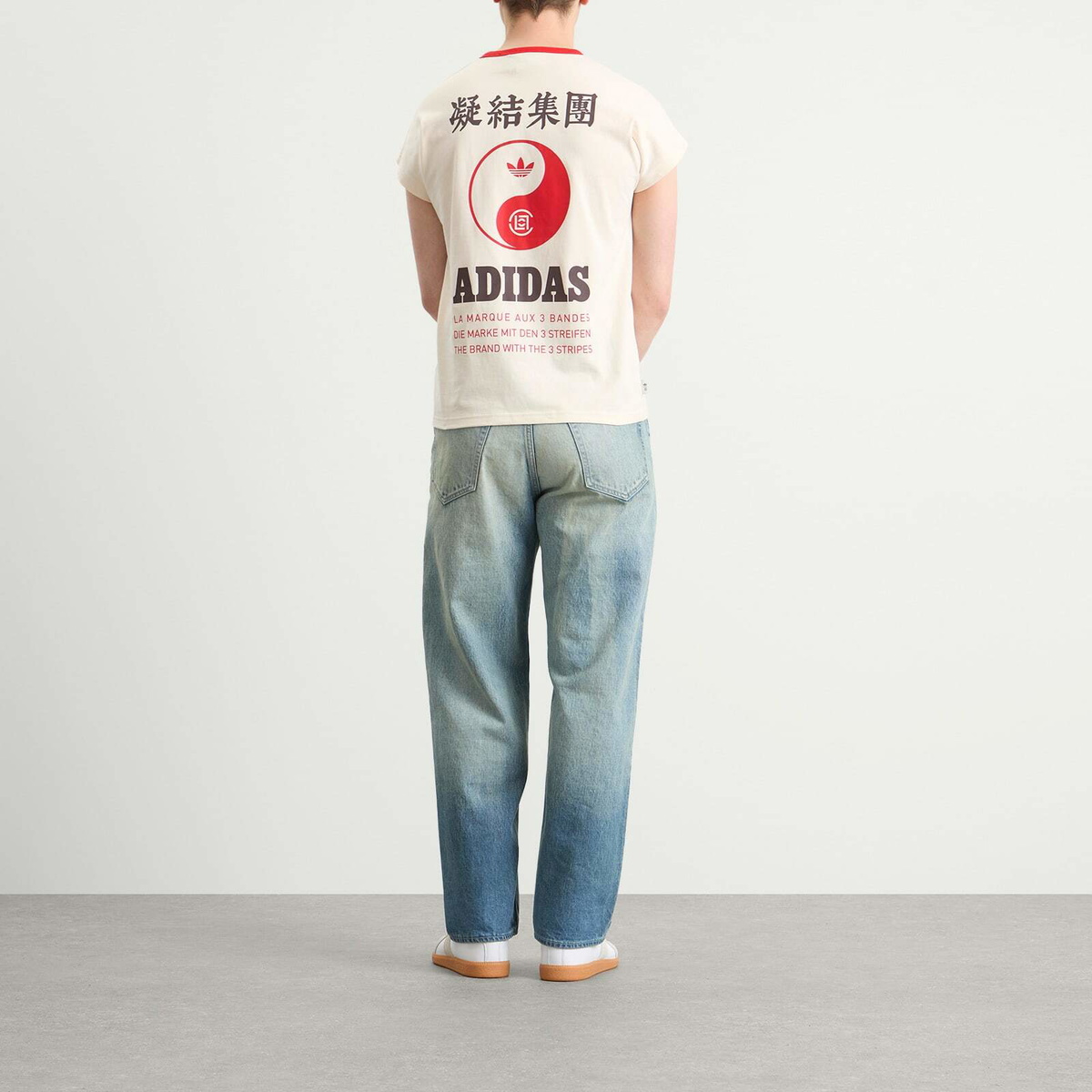 Adidas Men's x CLOT Dolmn T-Shirt in Wonder White