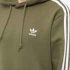 Adidas Men's 3-Stripes Hoody in Olive Strata