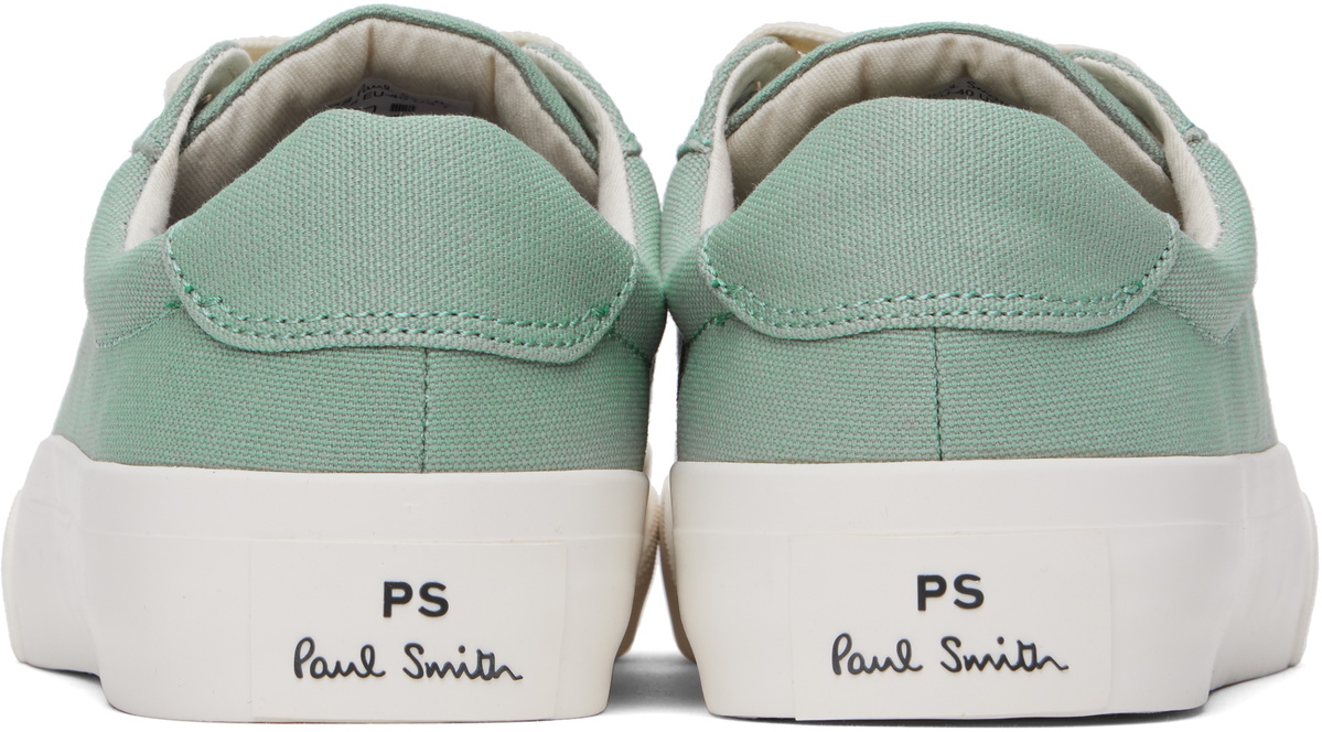 PS by Paul Smith Green Canvas Amos Sneakers