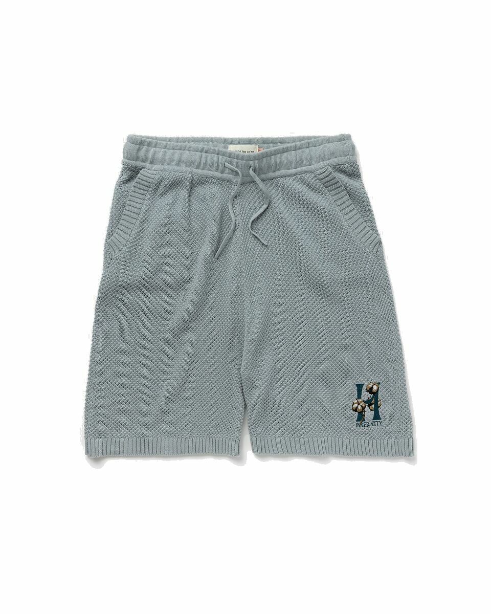 Photo: Honor The Gift Knit H Shorts Grey - Mens - Sport & Team Shorts