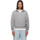 Les Tien Gray French Terry Banded Polo