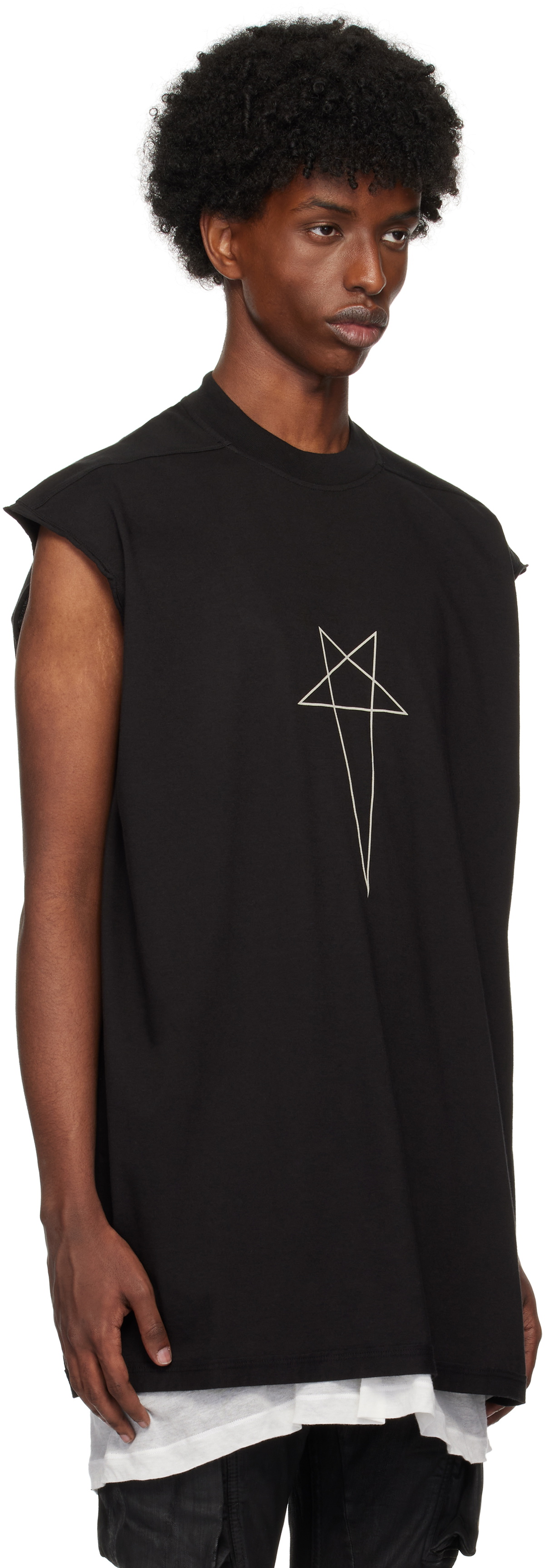Rick Owens DRKSHDW Black Porterville Tarp T-shirt Rick Owens Drkshdw