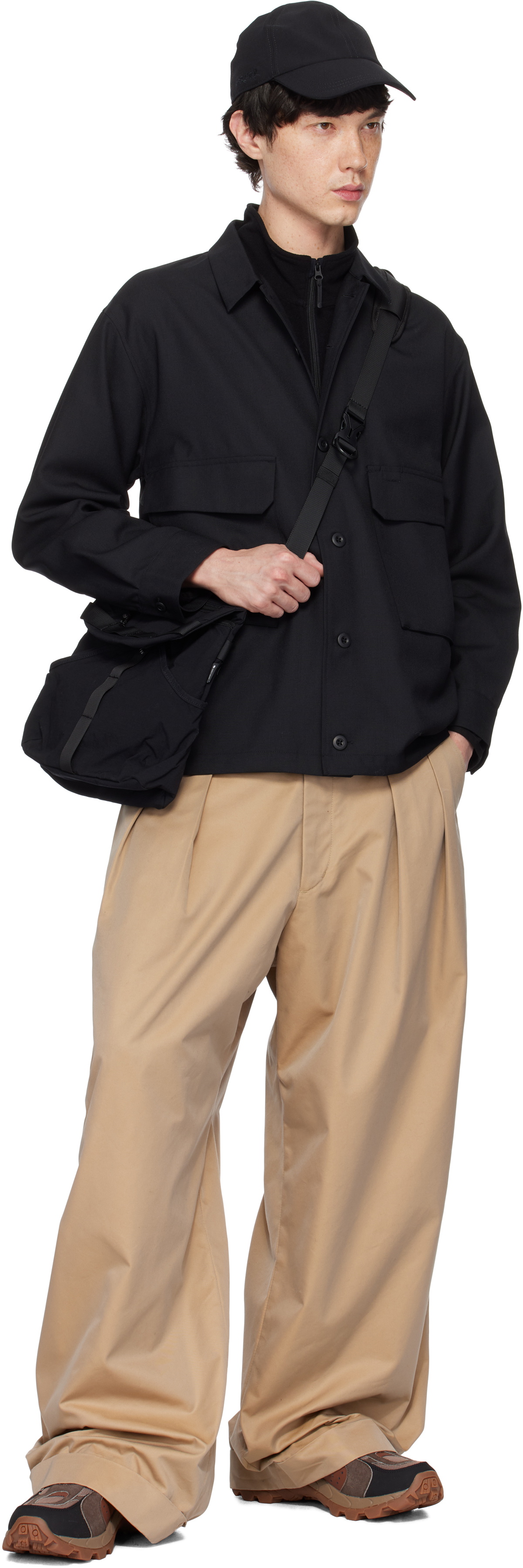 Snow Peak Black Lightweight Taslan Ripstop Bag