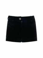 ETRO - Velvet Mini Shorts