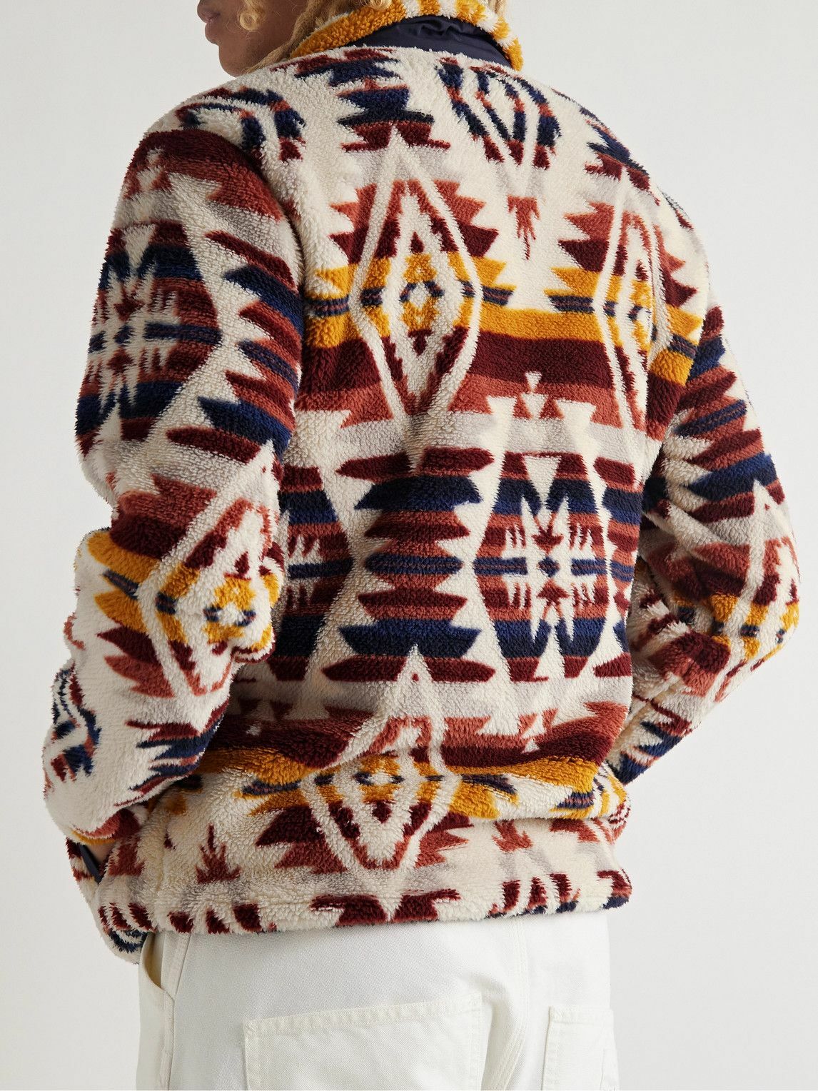 Faherty Log Faherty - Lehi ThunderVoice Eagle Shell-Trimmed Printed Recycled Fleece ...