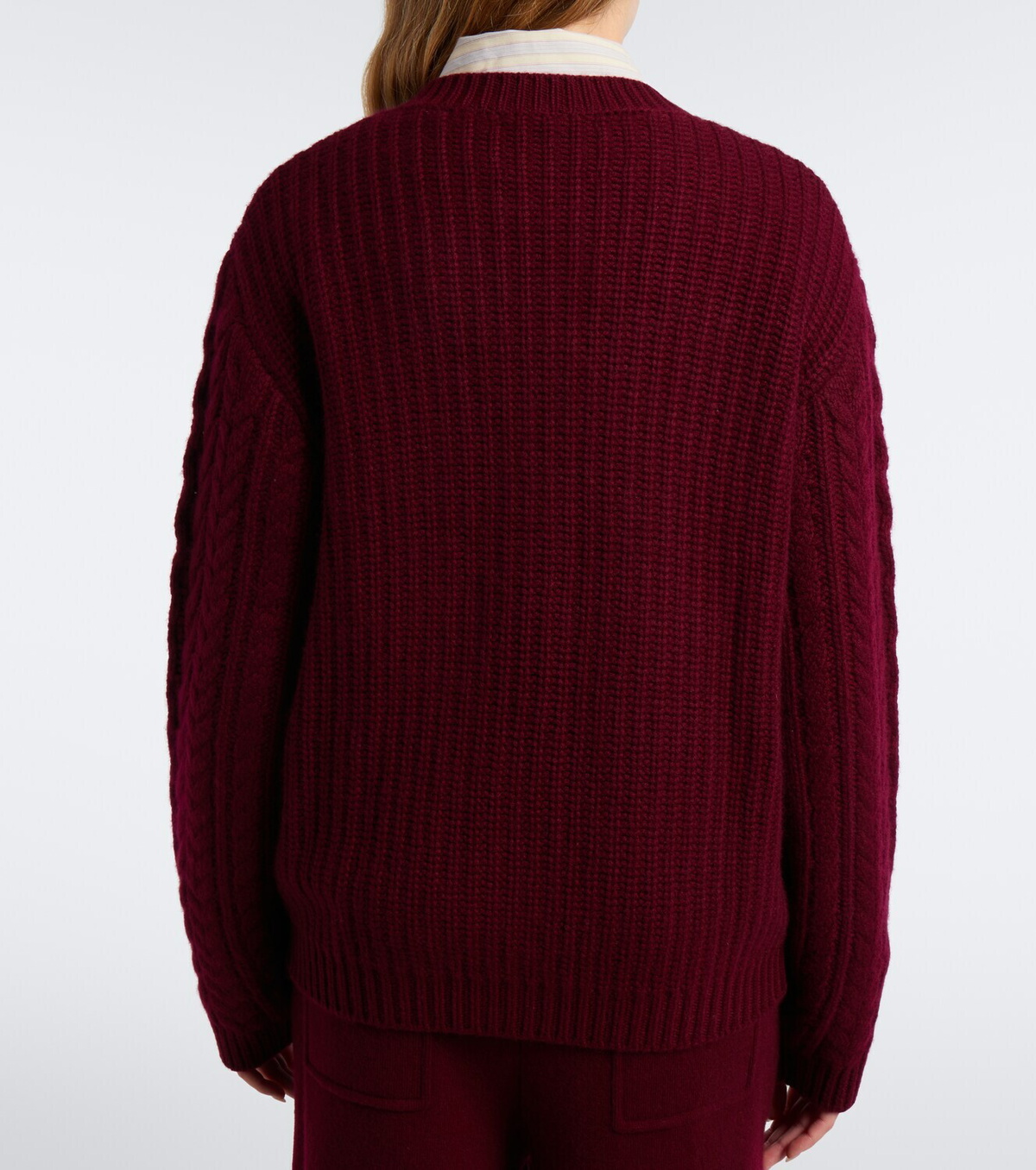 Lisa Yang Cable-knit cashmere cardigan