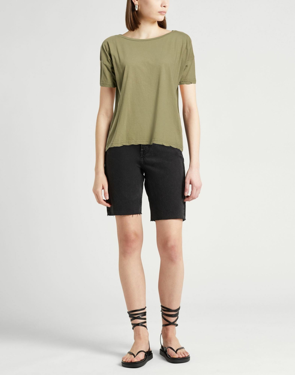 Crossley Womens T-shirt Khaki