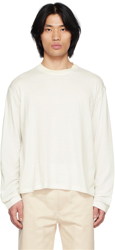 Photo: SUNNEI White Striped Long Sleeve T-Shirt