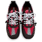 Versace Black and Red NYC Runway Chain Reaction Sneakers
