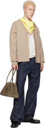 JACQUEMUS Yellow 'The Radish' Scarf