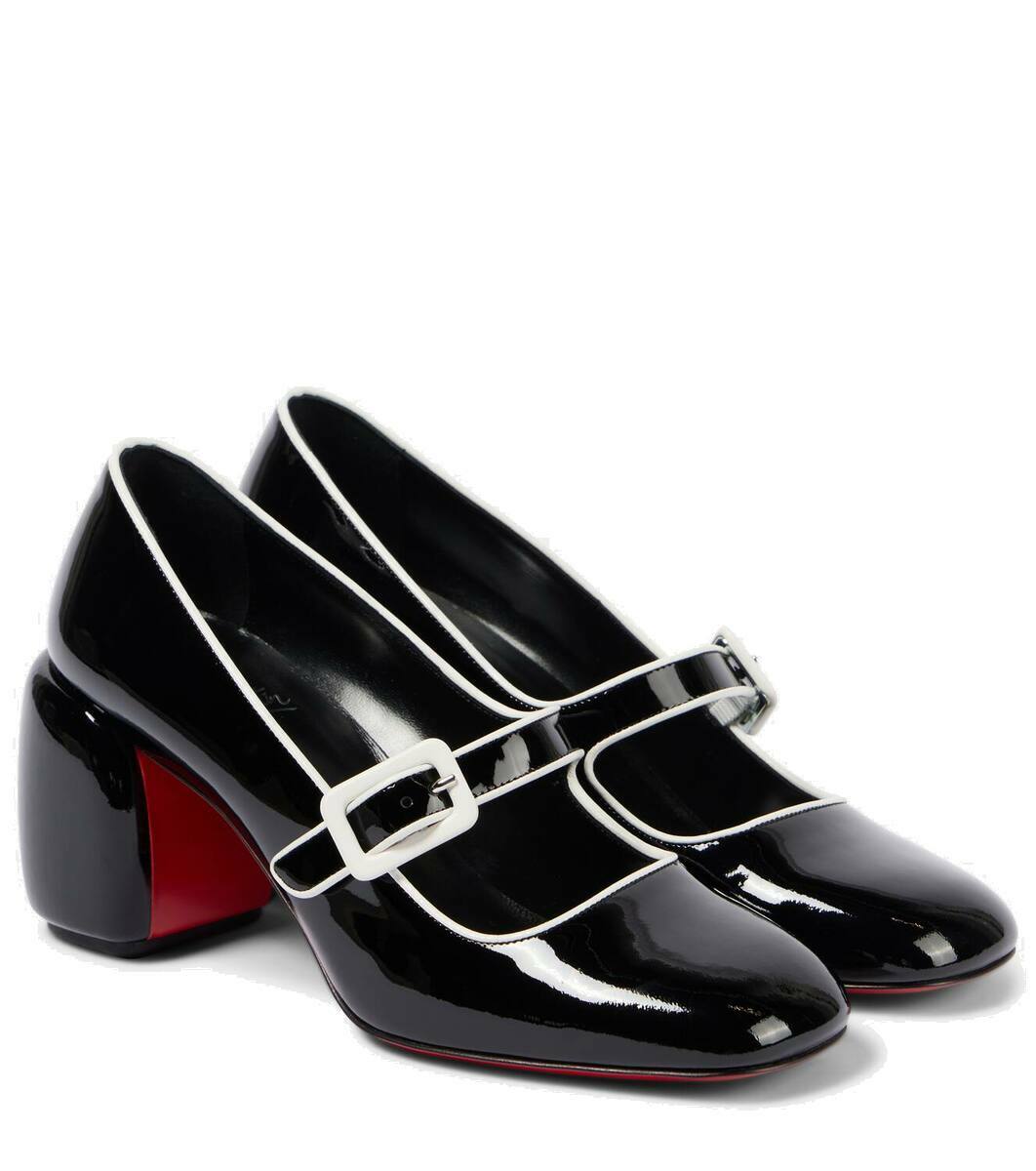 Christian Louboutin Minny Babe 70 patent leather Mary Jane