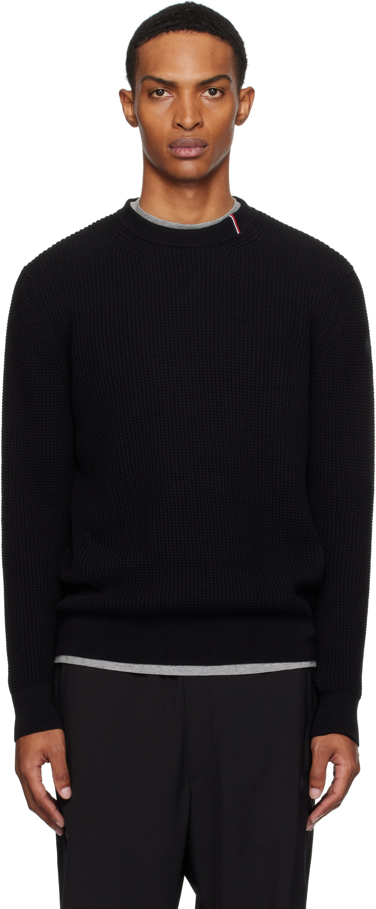Moncler Black Crew Neck Sweater Moncler