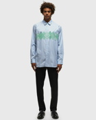 Comme Des Garçons Shirt Shirt Woven Blue - Mens - Longsleeves