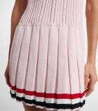 Thom Browne Pleated cotton minidress