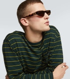 Miu Miu Logo cat-eye sunglasses