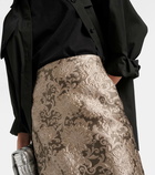 'S Max Mara Diletta jacquard midi skirt