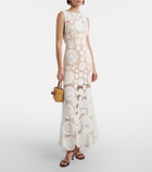 Self-Portrait Crochet maxi dress