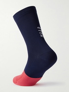 MAAP - Division Colour-Block Stretch-Knit Cycling Socks - Blue