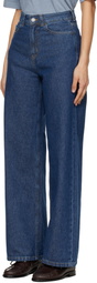 Carhartt Work In Progress Navy Jane Jeans