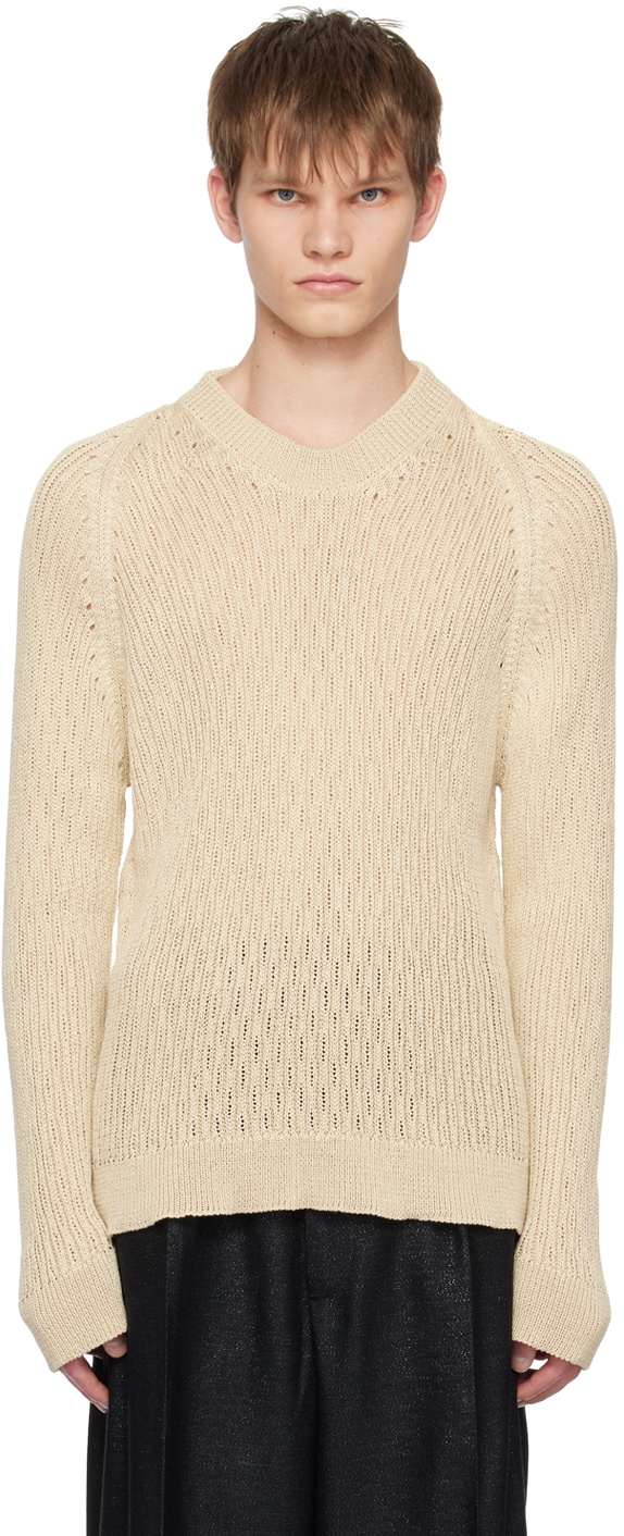 Omar Afridi Gray Nordic Sweater Omar Afridi