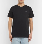 Off-White - Logo-Print Cotton-Jersey T-Shirt - Men - Black