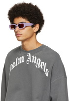 Palm Angels Purple Giorgina Sunglasses