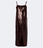 Adriana Degreas Sequined midi dress